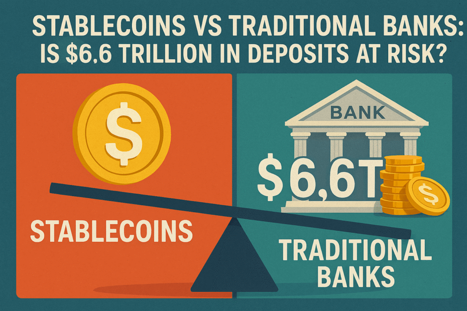 Stablecoins vs Traditional Banks: Is $6.6 Trillion in Deposits at Risk?